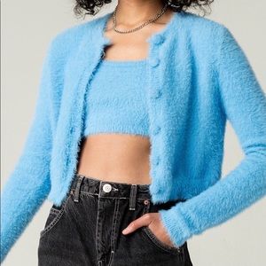CHARLIE HOLIDAY Lenny Womens Cardigan & Cami Set